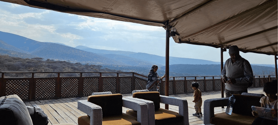 View from the camp