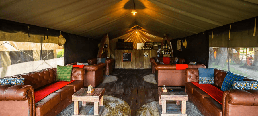 bar and waiting area