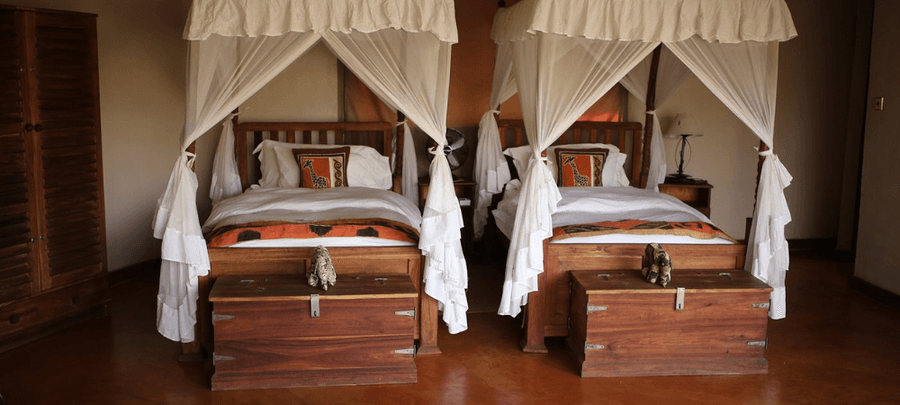 twin beds