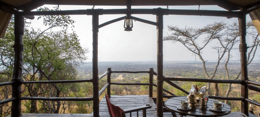 view from the camp