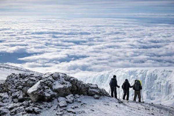 Five Worlds climate band on Kilimanjaro ascent: west north eary pace